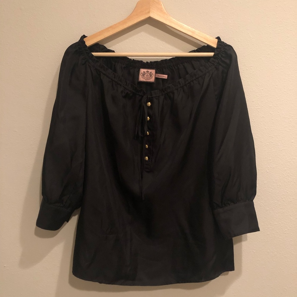 Juicy Couture Adjustable Neckline Top